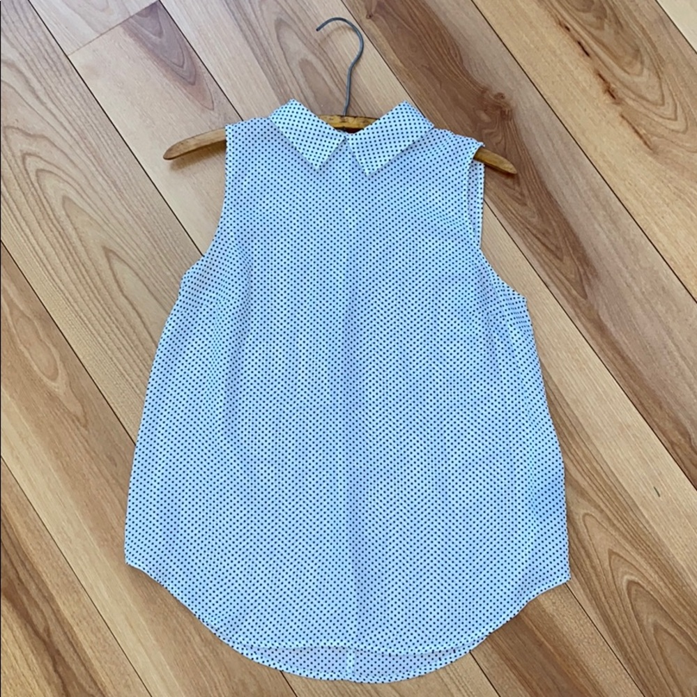 Women’s sheer sleeveless blouse